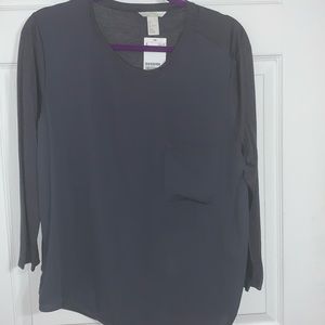 H&M top large grey